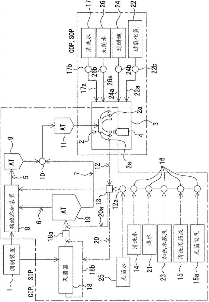 Method for cleaning beverage bottling apparatus