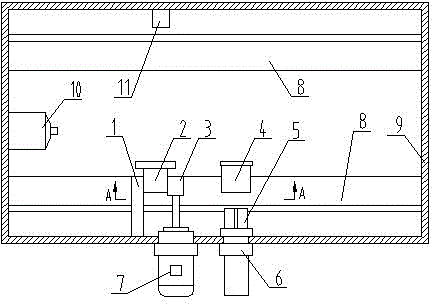 Automatic charging chamber for shuttle vehicle