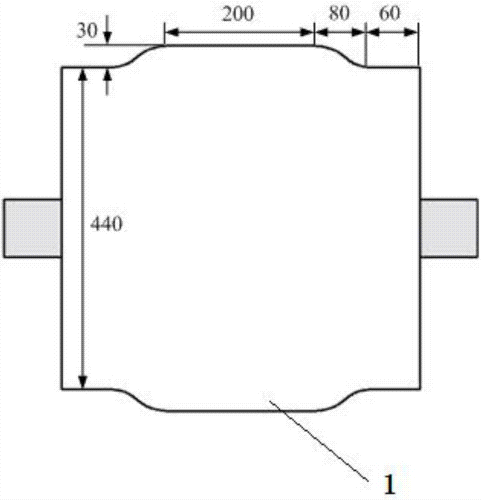 Method for improving bearing steel casting blank center compactness