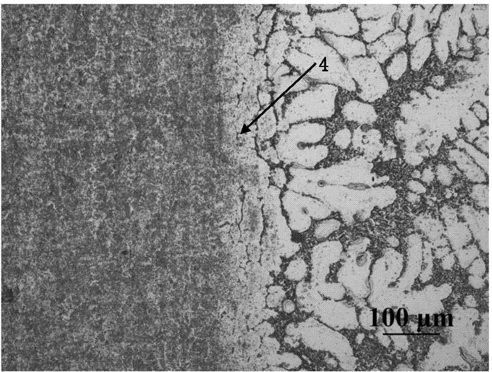 Solid-liquid connecting method of aluminum materials