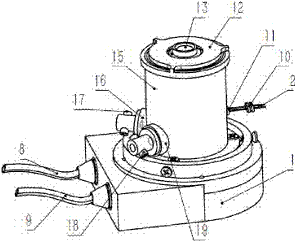 A heating device used in scanning electron microscope