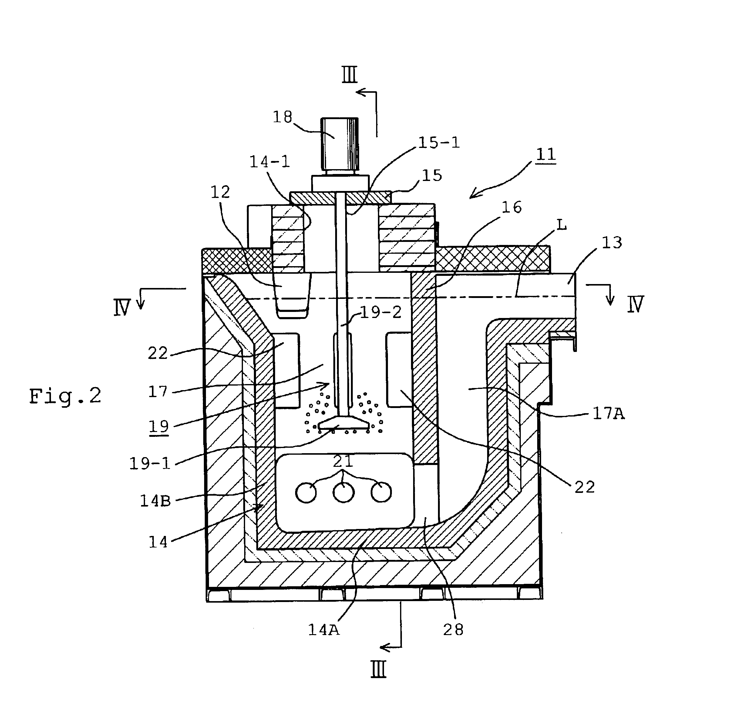 Inline degassing apparatus