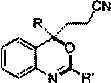 Method for preparing 3-cyanoethyl-2-hydrocarbyl-4H-benzoxazine from bromoacetonitrile under blue light irradiation condition