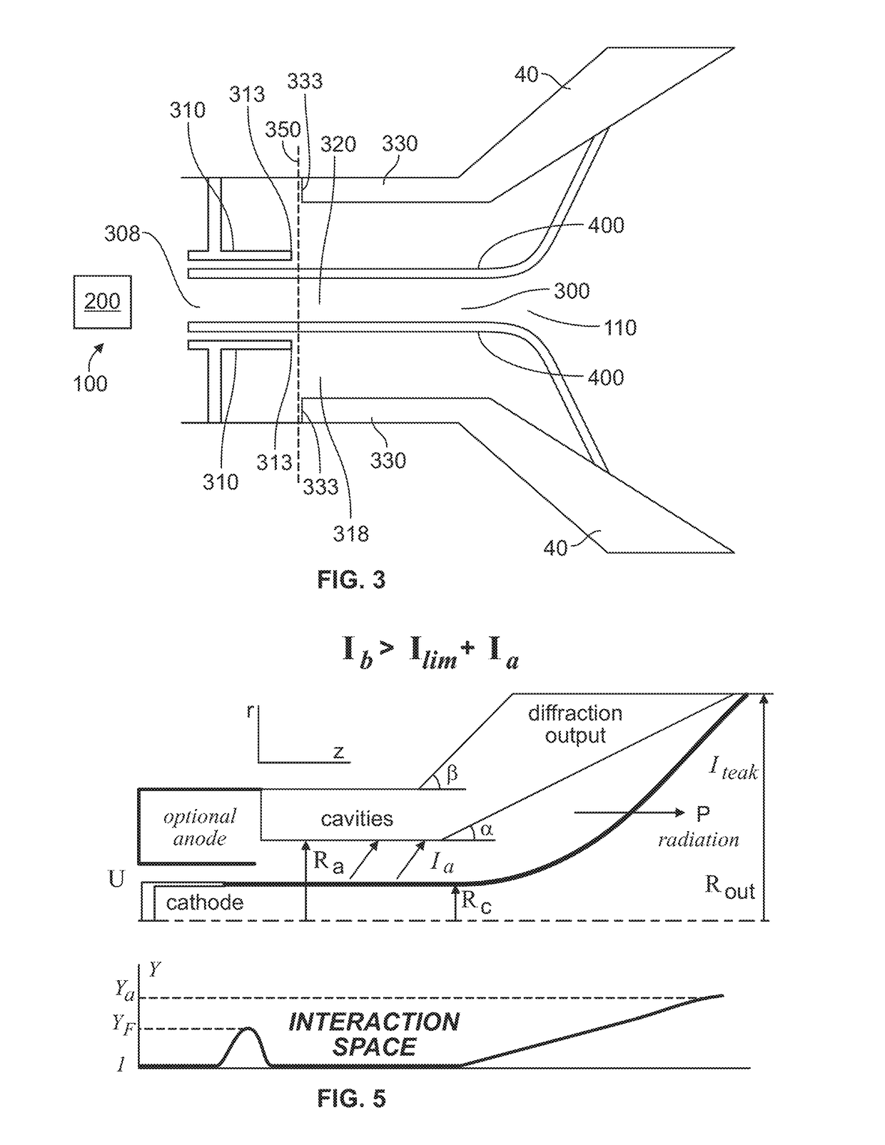 Relativistic magnetron with no physical cathode