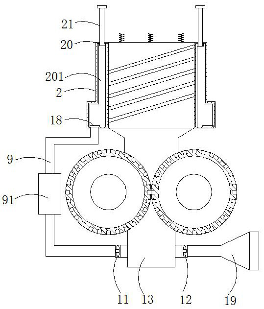 Self-drying biomass granulation device