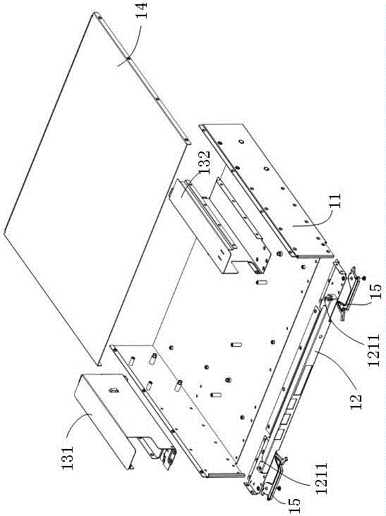 Server exchange module integrating power supply and heat dissipation