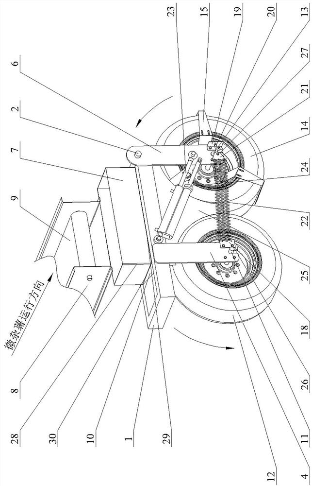 Lightweight Potato Segmental Harvester Micro Potato Floating Crushing Device