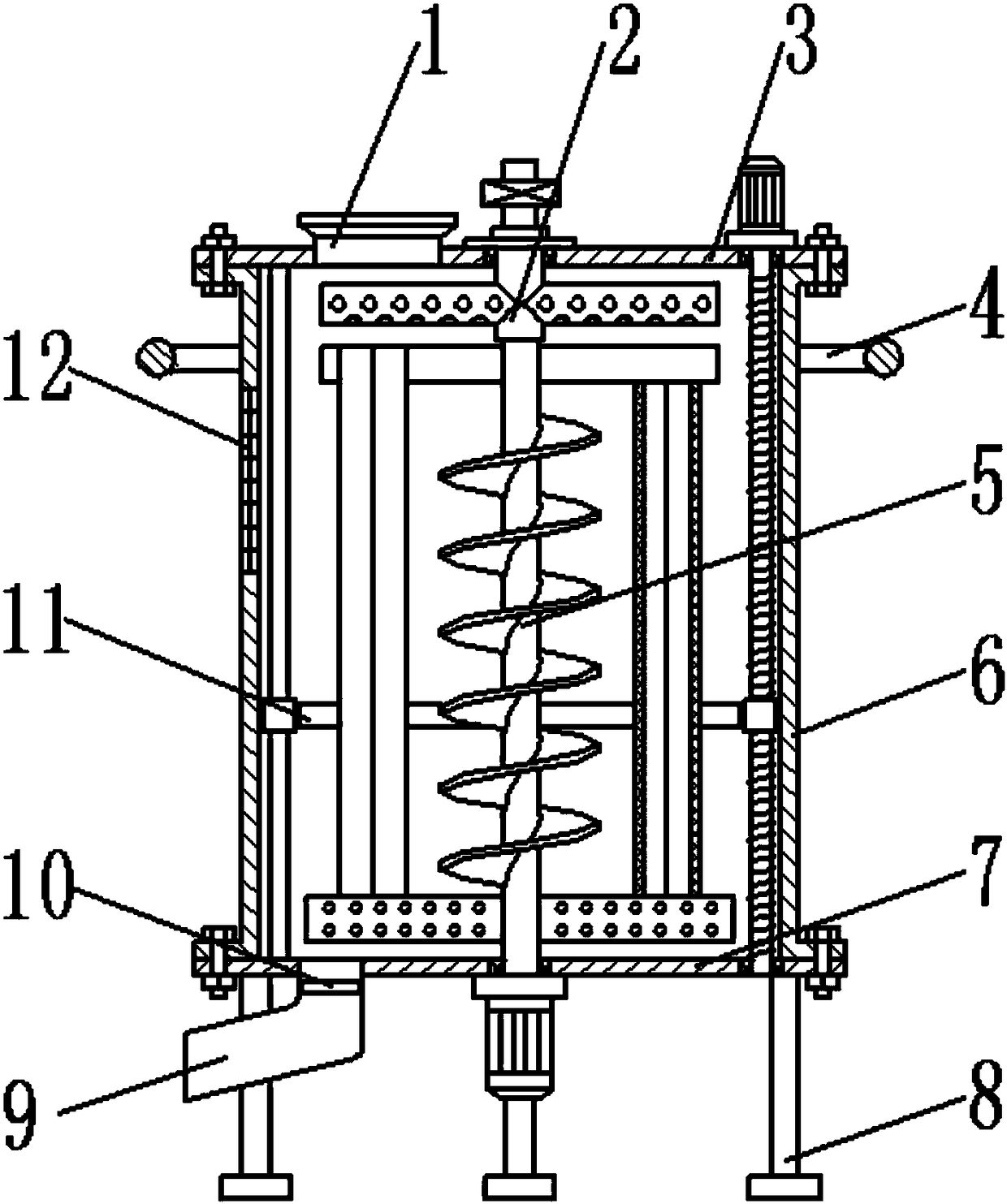 Mortar mixing equipment used for building finishing and convenient to clean