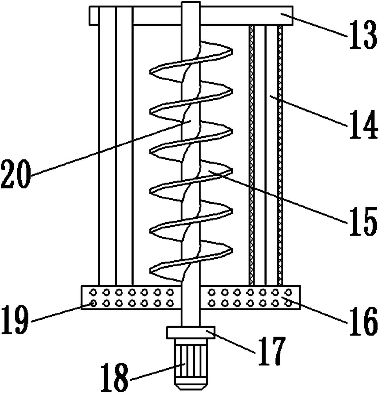 Mortar mixing equipment used for building finishing and convenient to clean