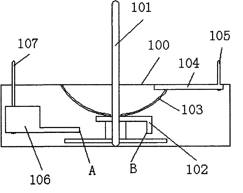 Attached switch in automobile instrument stepper motor