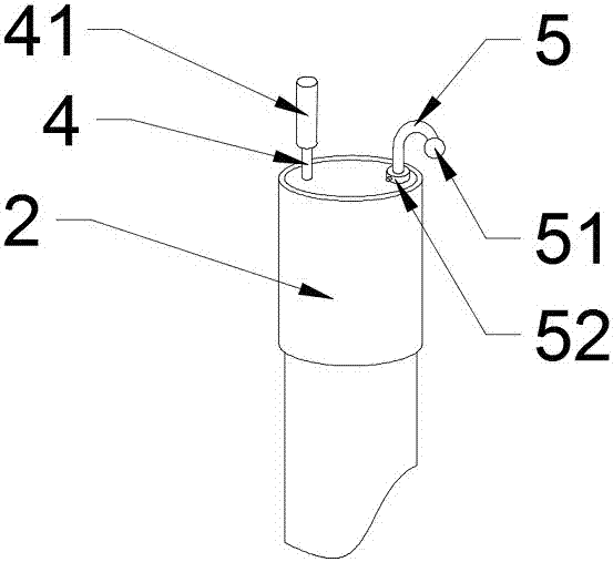 Anti-blockage drainage pipe for general surgery department