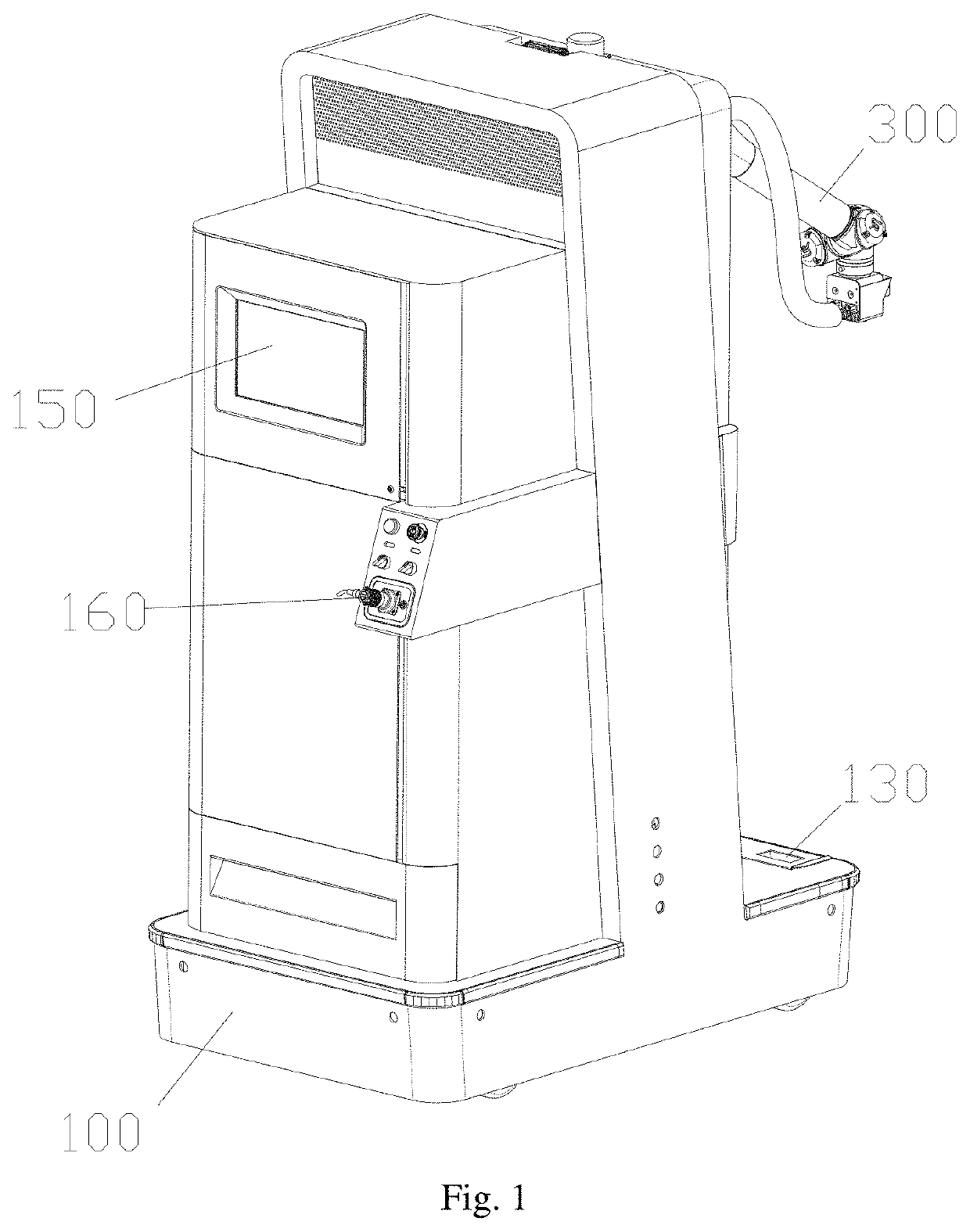 Surface-coating robot operating system and method thereof