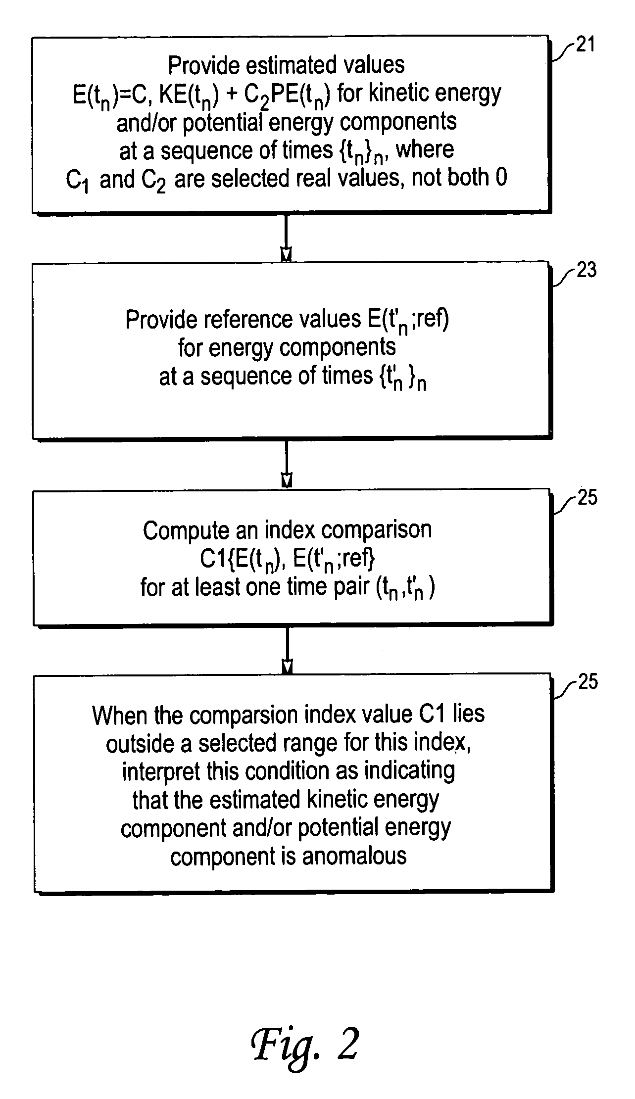 Energy index for aircraft maneuvers