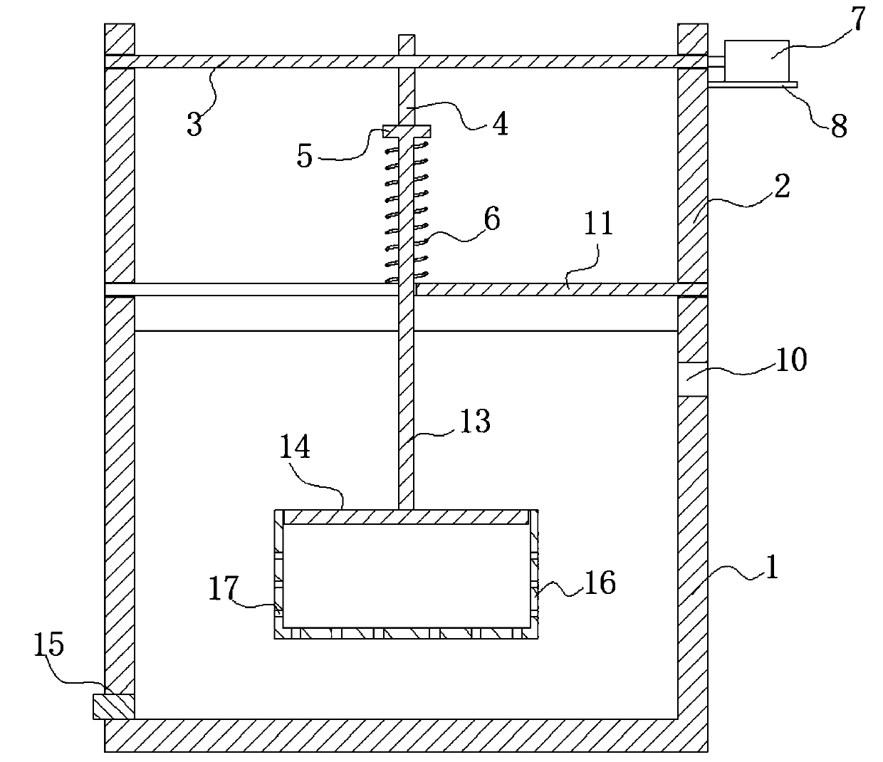 Seed soaking device for vegetable planting