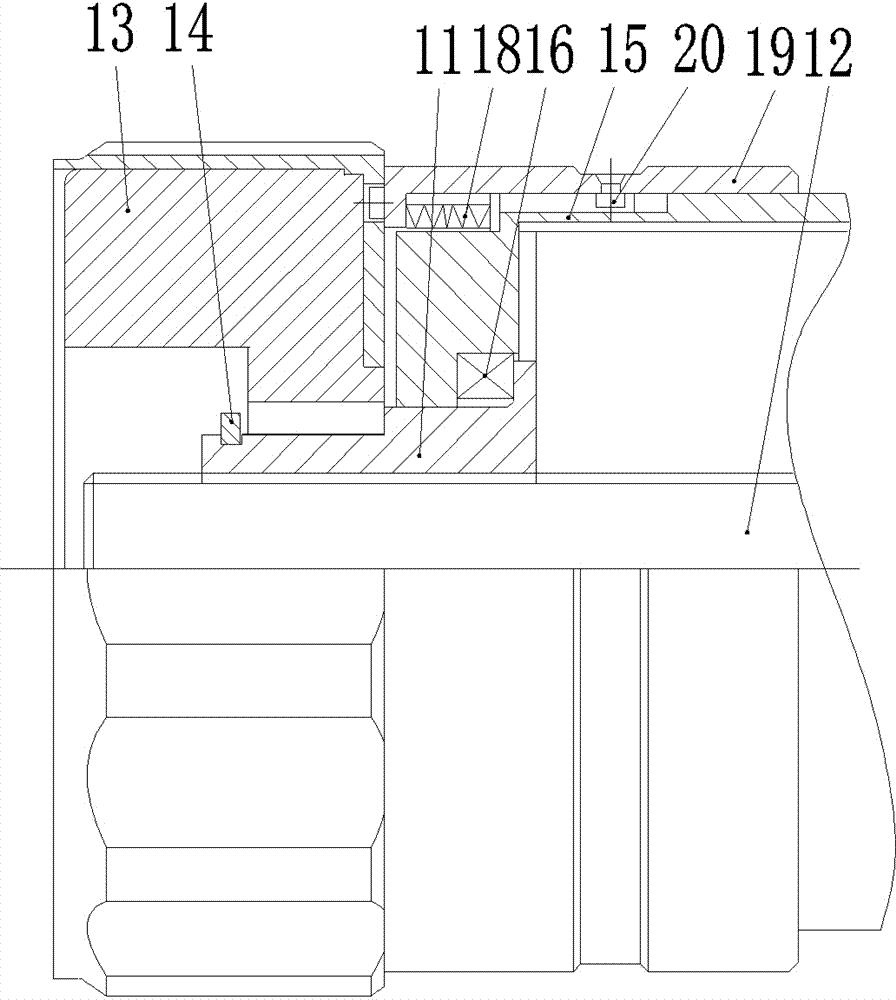 Anti-looseness type nut screw mechanism and electric connector using same