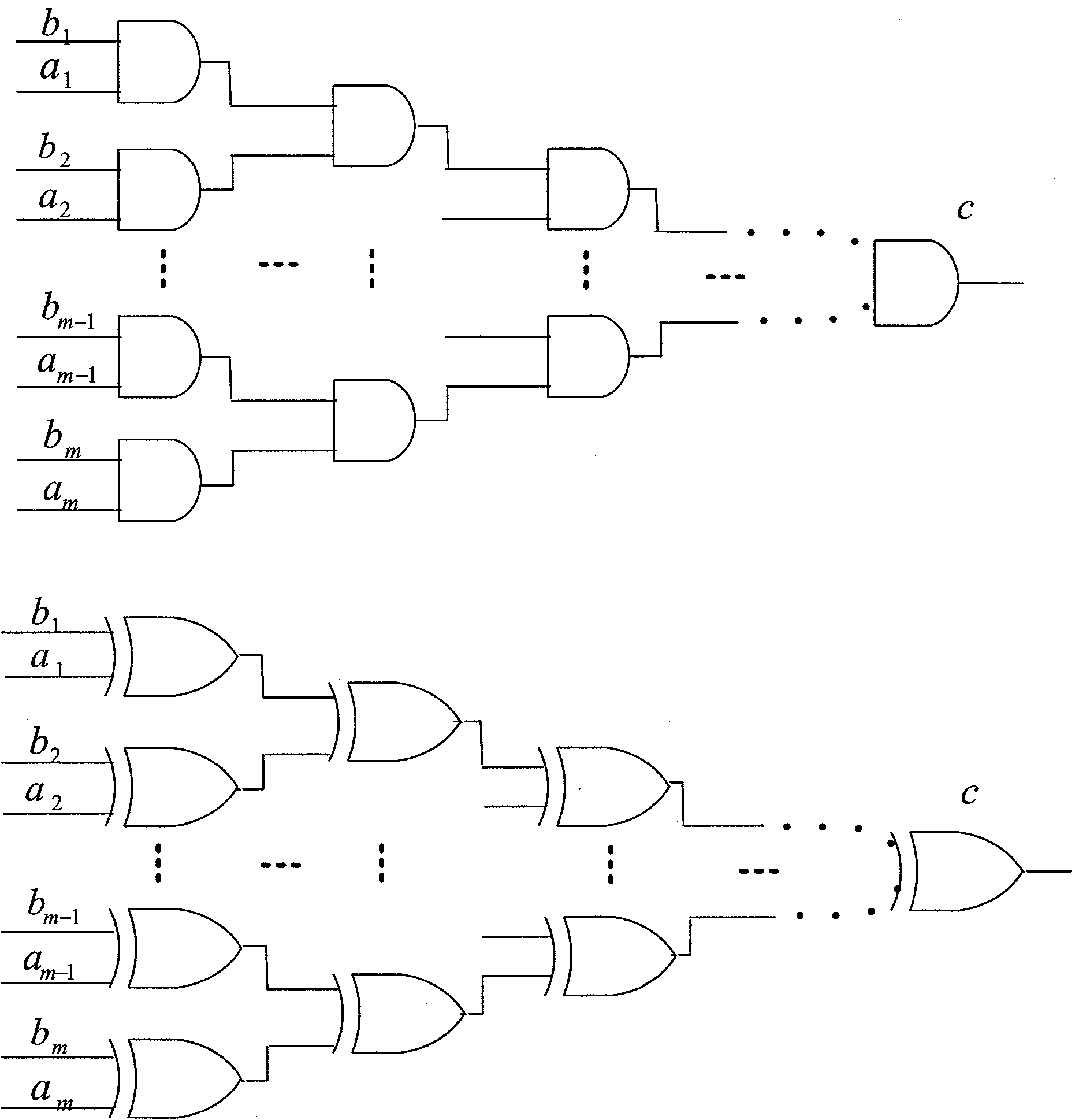 Galois field multiplying unit realizing device