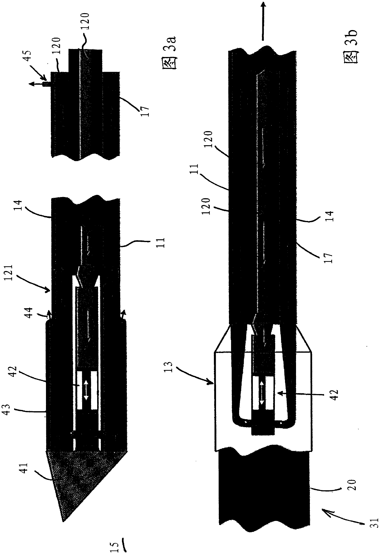 System and method for laying underground cables or underground lines in the ground near the surface