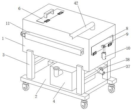 A high-efficiency cleaning machine for dental medical instruments