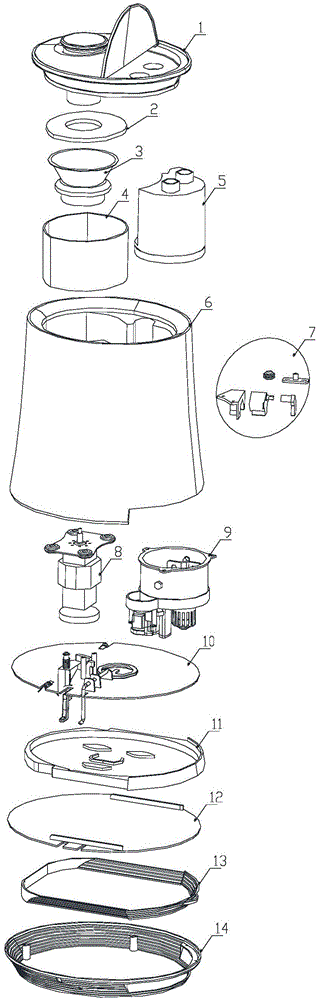 Automatic liquid-dropping mask machine having water-electricity separation function