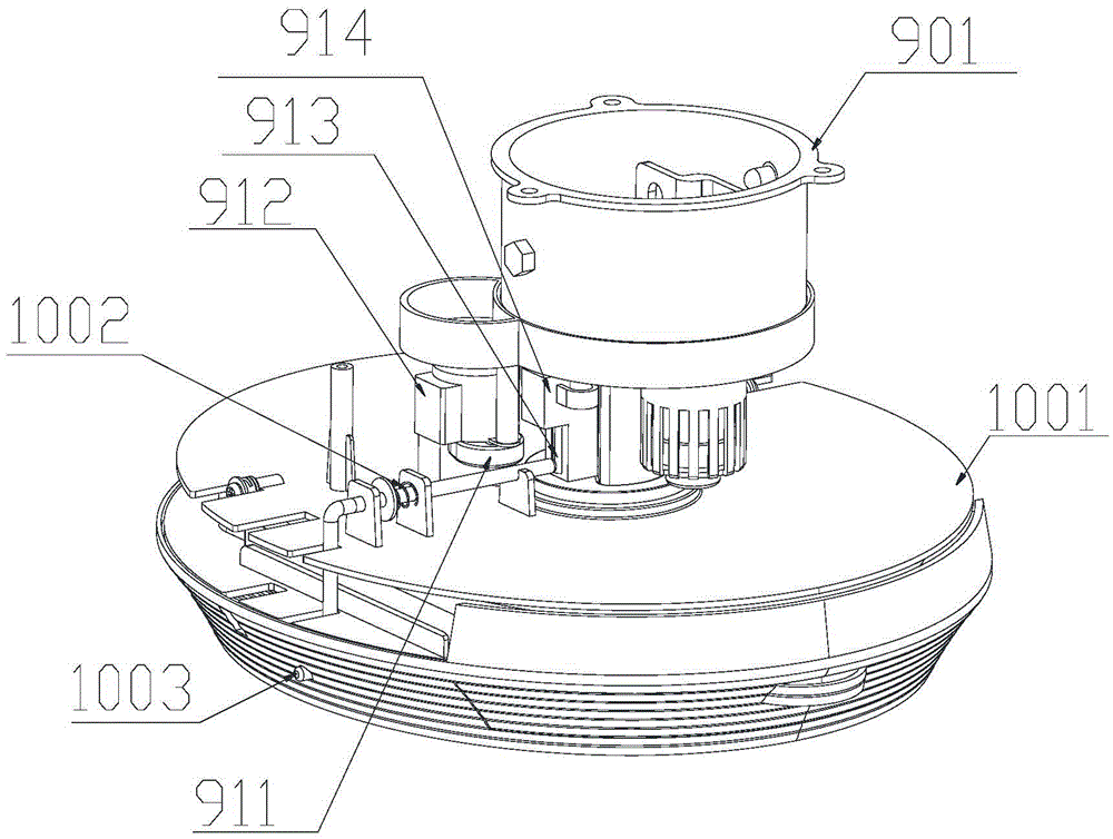 Automatic liquid-dropping mask machine having water-electricity separation function