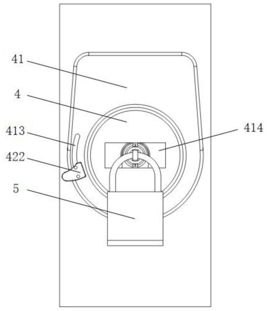 A ground lock device