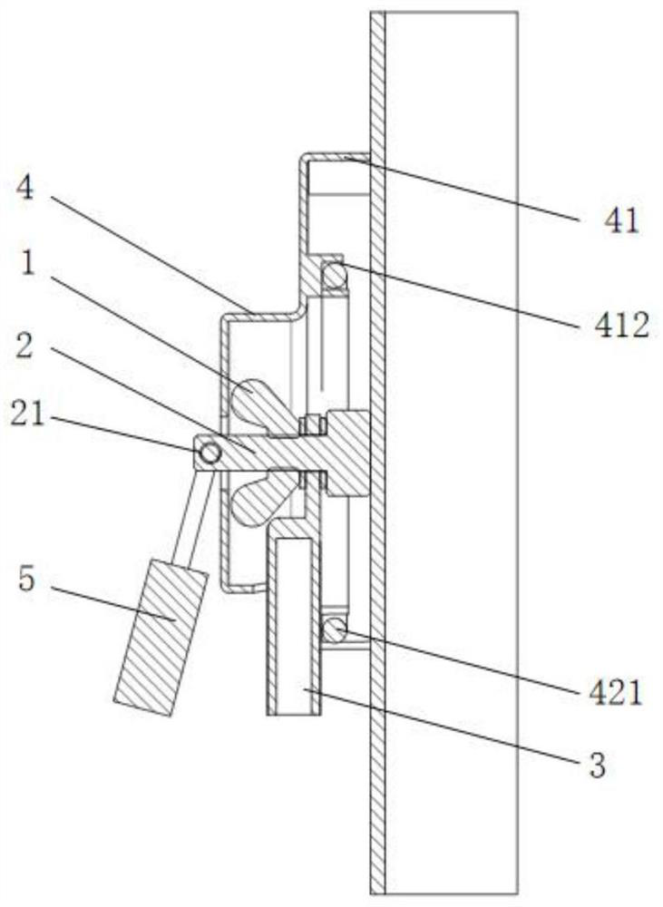 A ground lock device