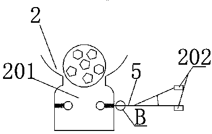 Movable type flexible rotary friction ball machine