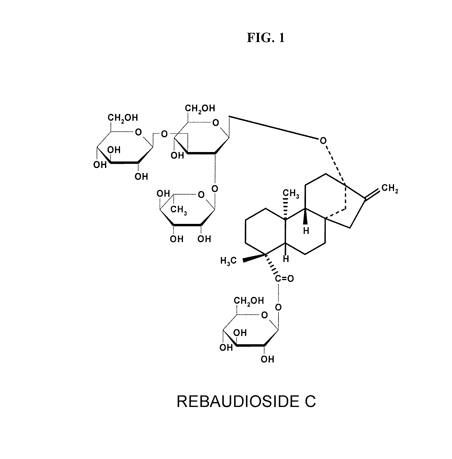 Glucosyl rebaudioside c