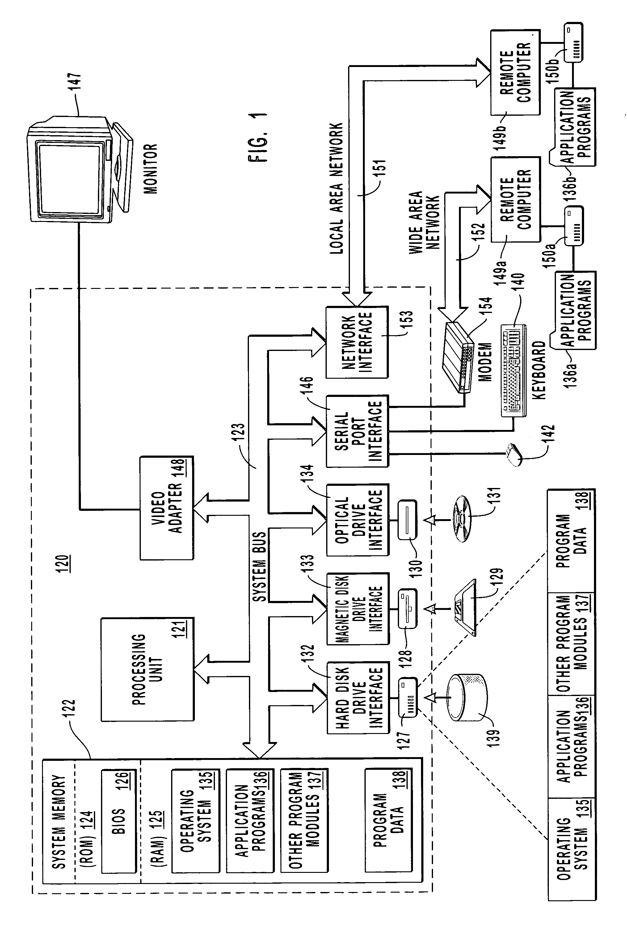 Efficiently sending event notifications over a computer network