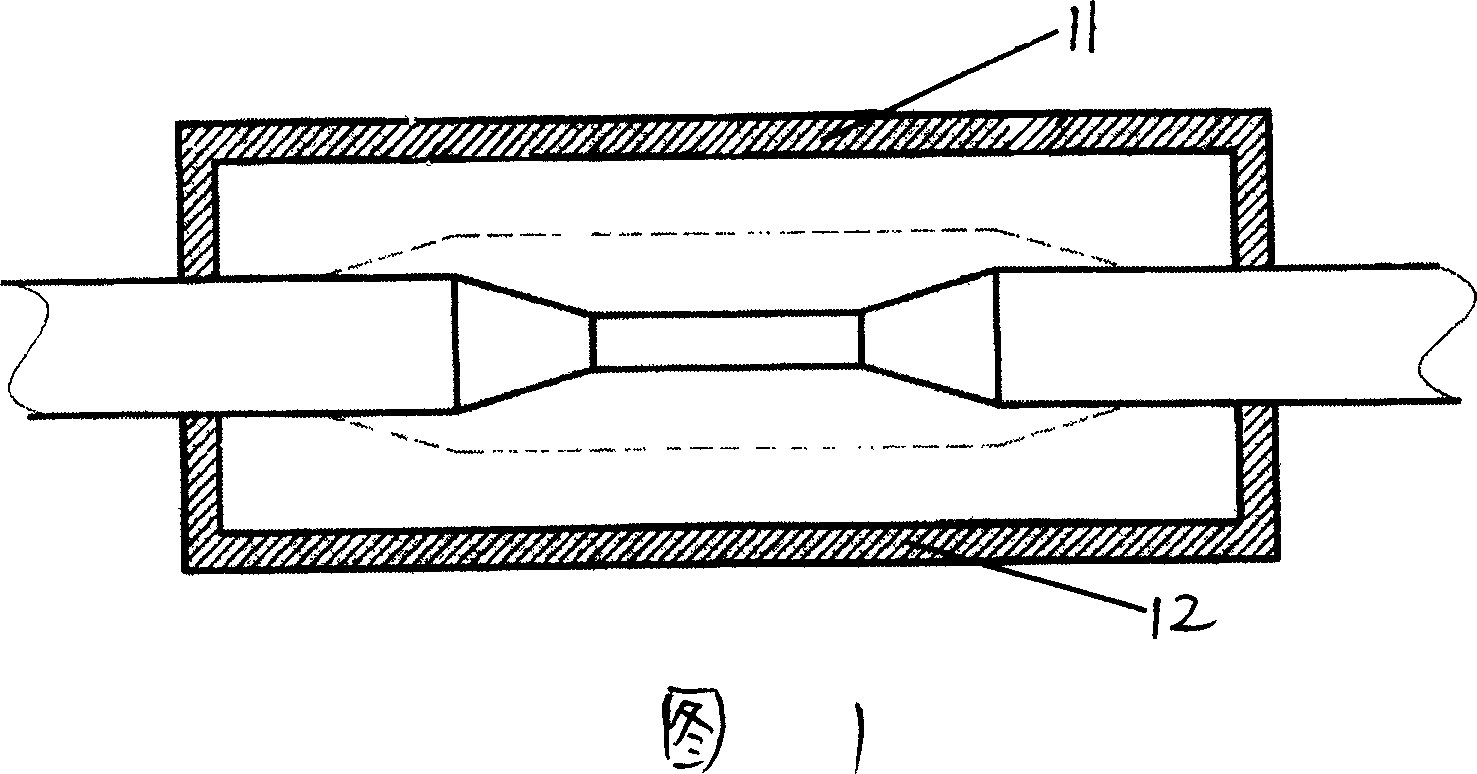 Switching method and mould for crosslinked polyethylene insulated power cable