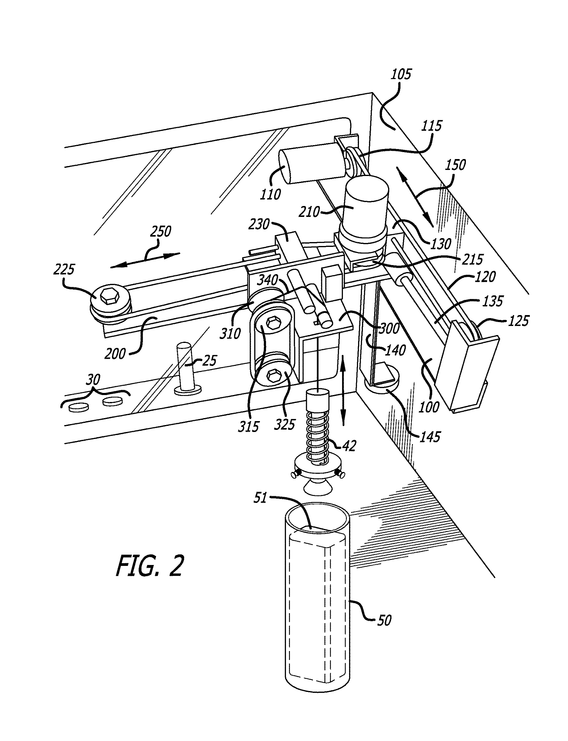 Crane game with modified pulley system