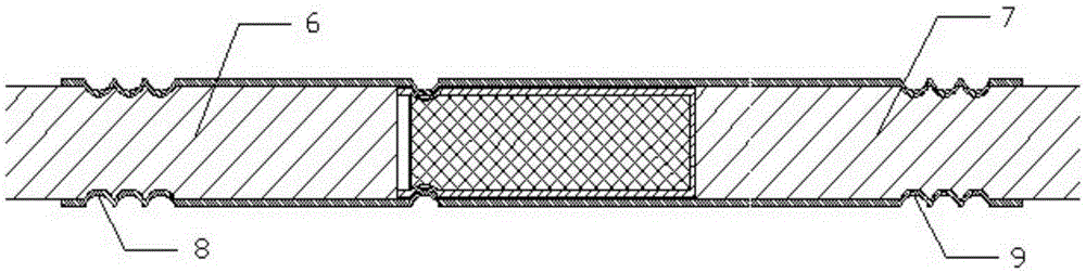 A one-way explosion transfer door element and a method for realizing one-way reliable explosion transmission of an explosion network using the element