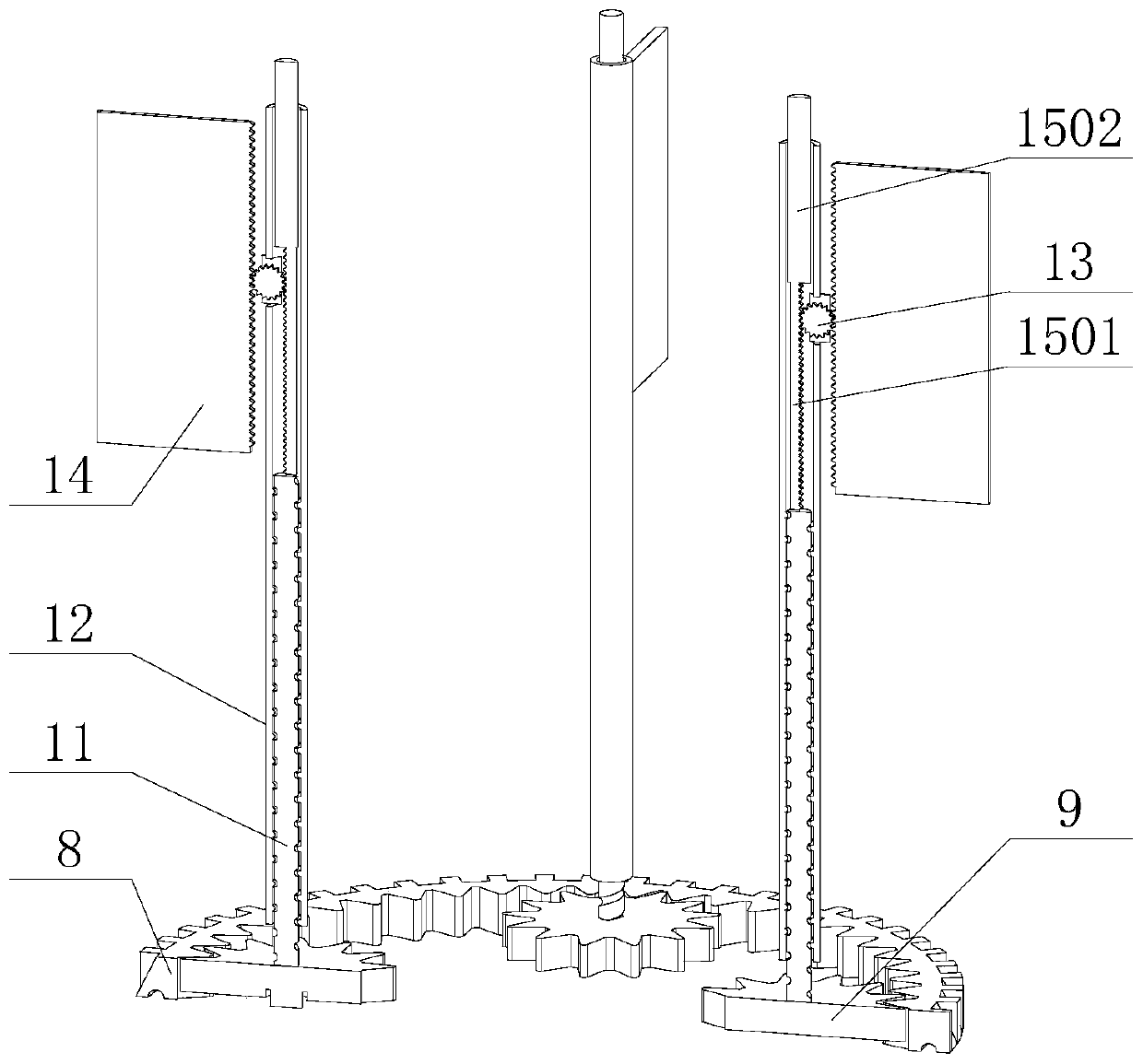 Cable lifting device for maintenance