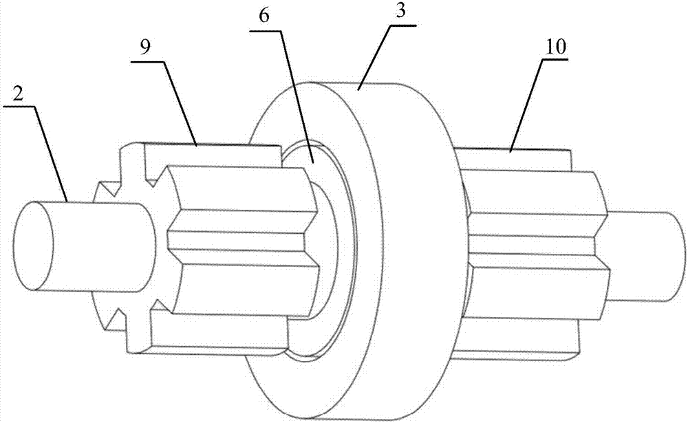 Double-stator circumferential direction misalignment angle electro-magnetic direct current motor and control method thereof