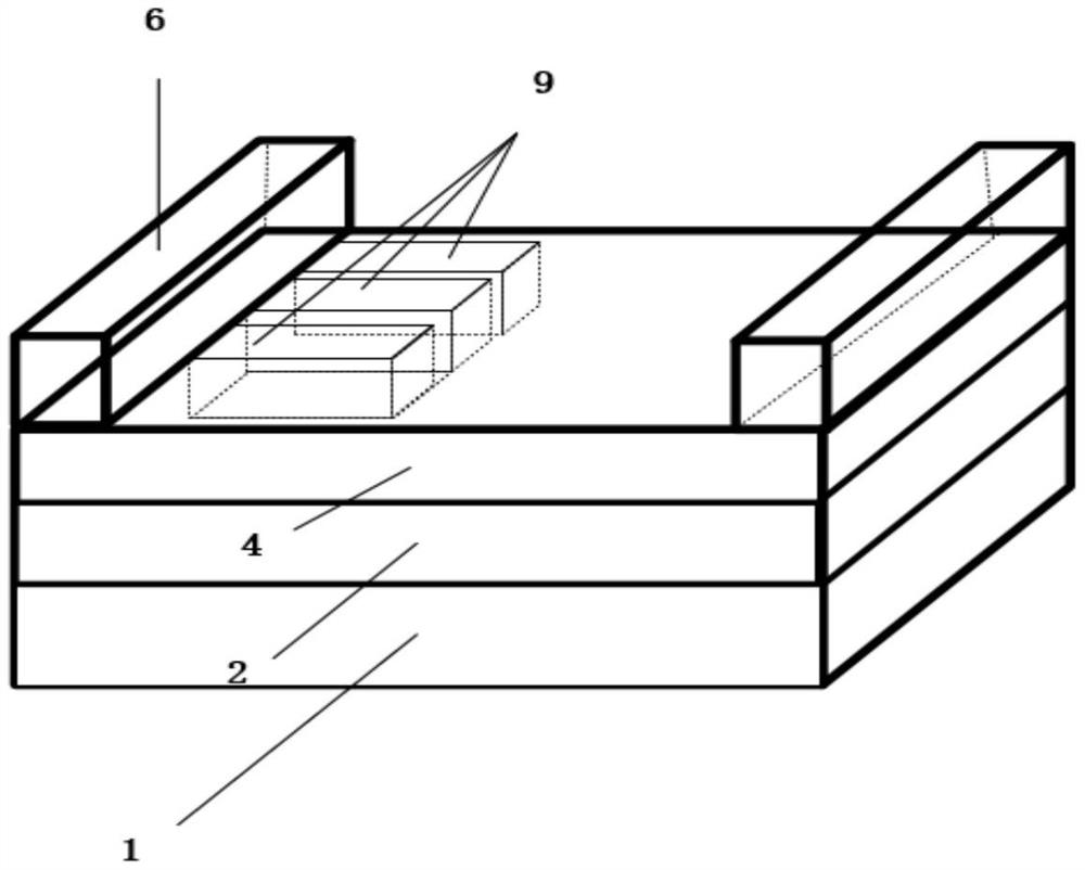 A hybrid anode diode with nano-fin gate structure