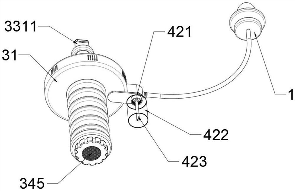 Medicine suction device for pediatric asthma treatment