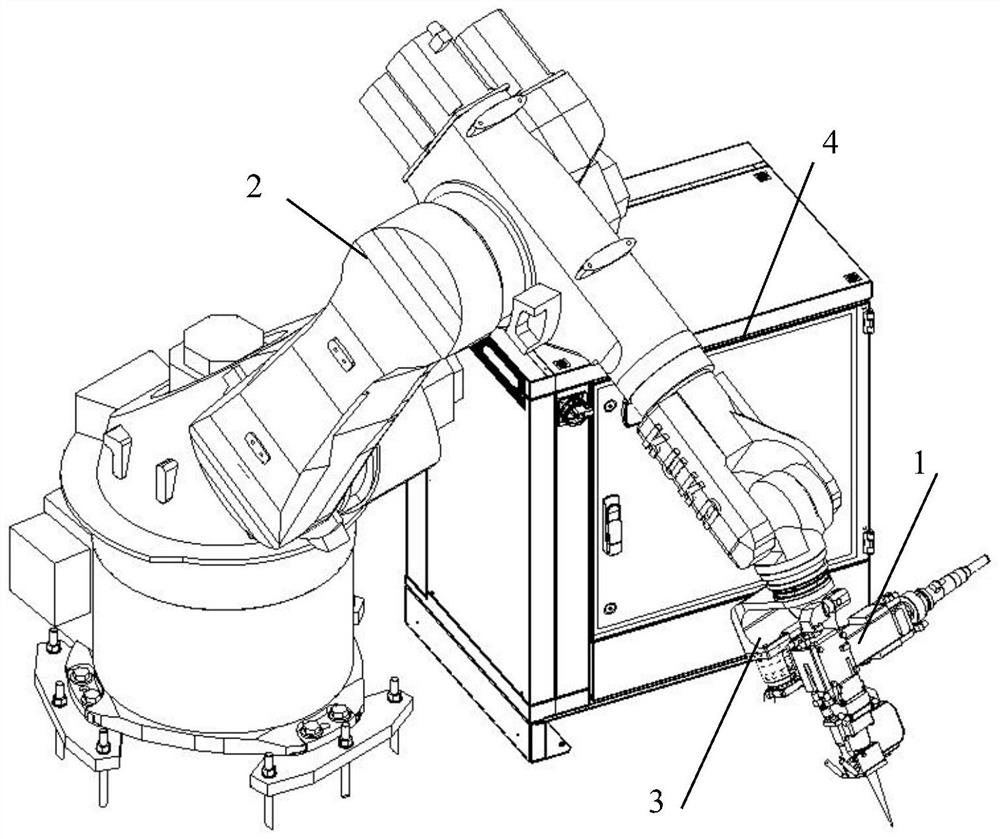 High-speed welding macro-micro robot composite welding seam tracking system