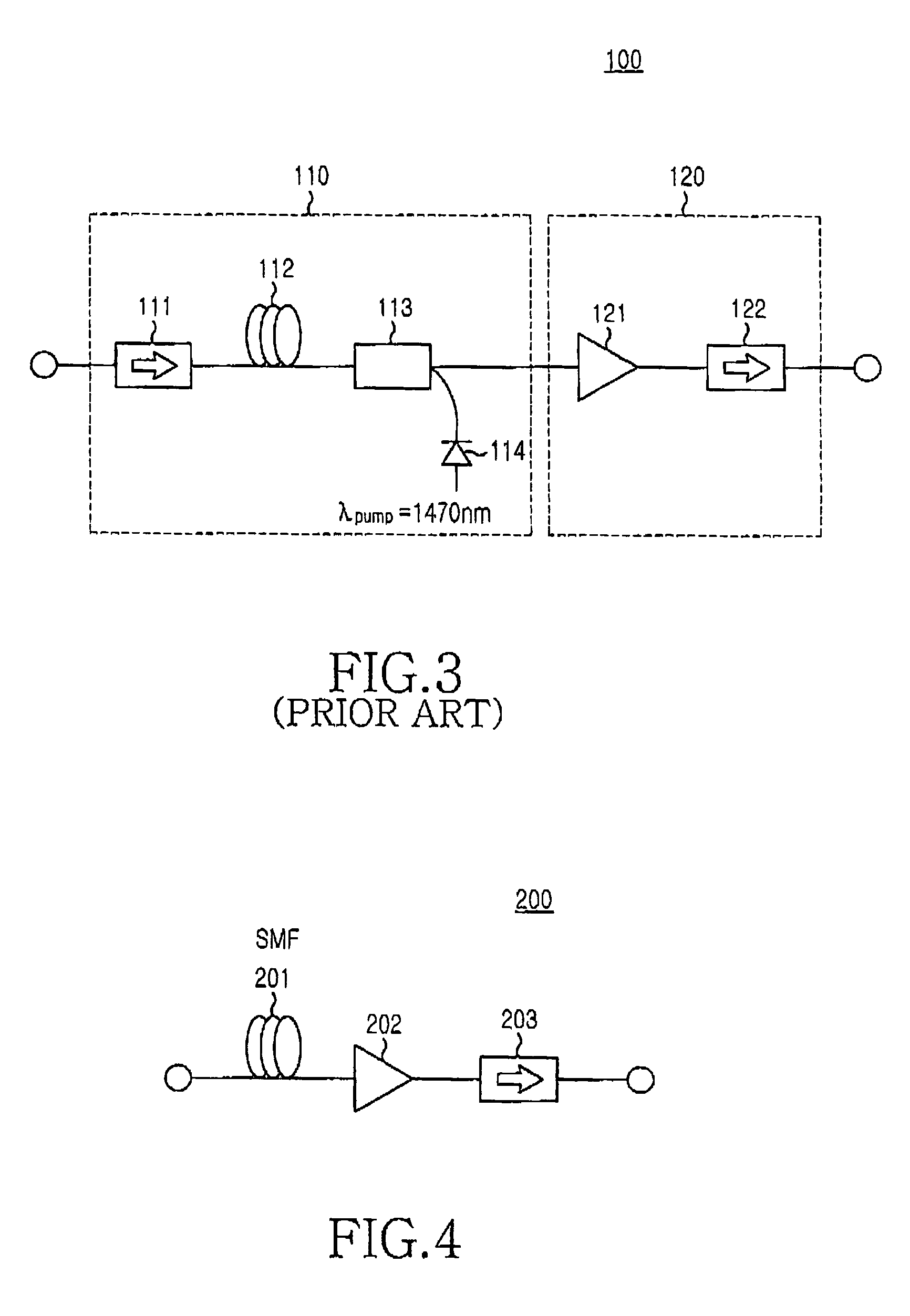 Gain-clamped semiconductor optical amplifier using Raman amplification principle