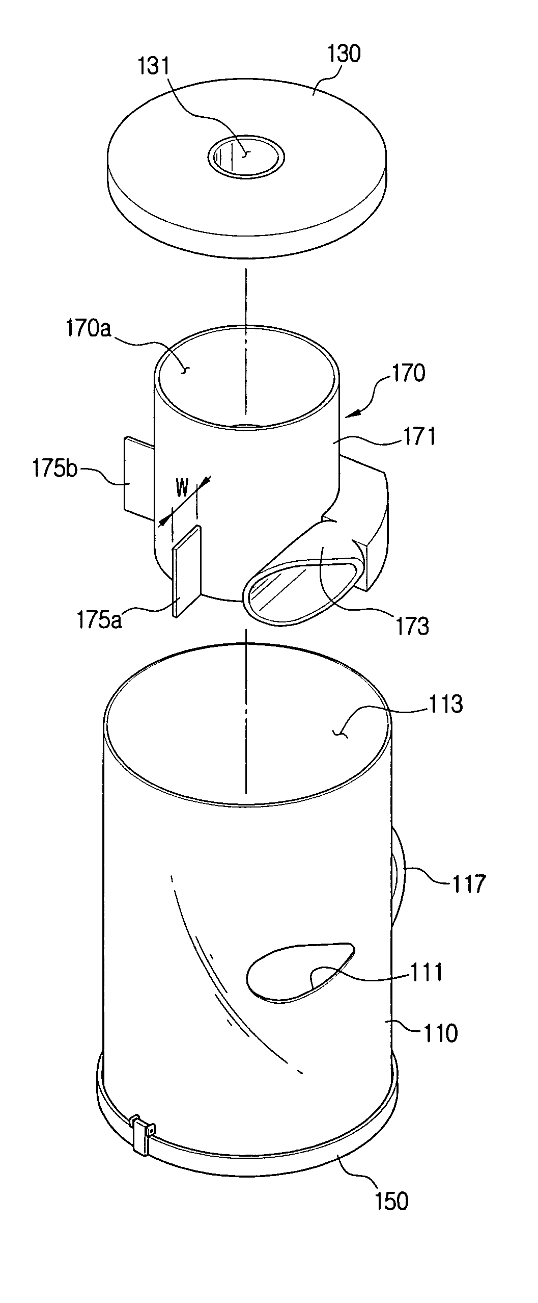 Cyclone unit and contaminants-collecting apparatus having the same