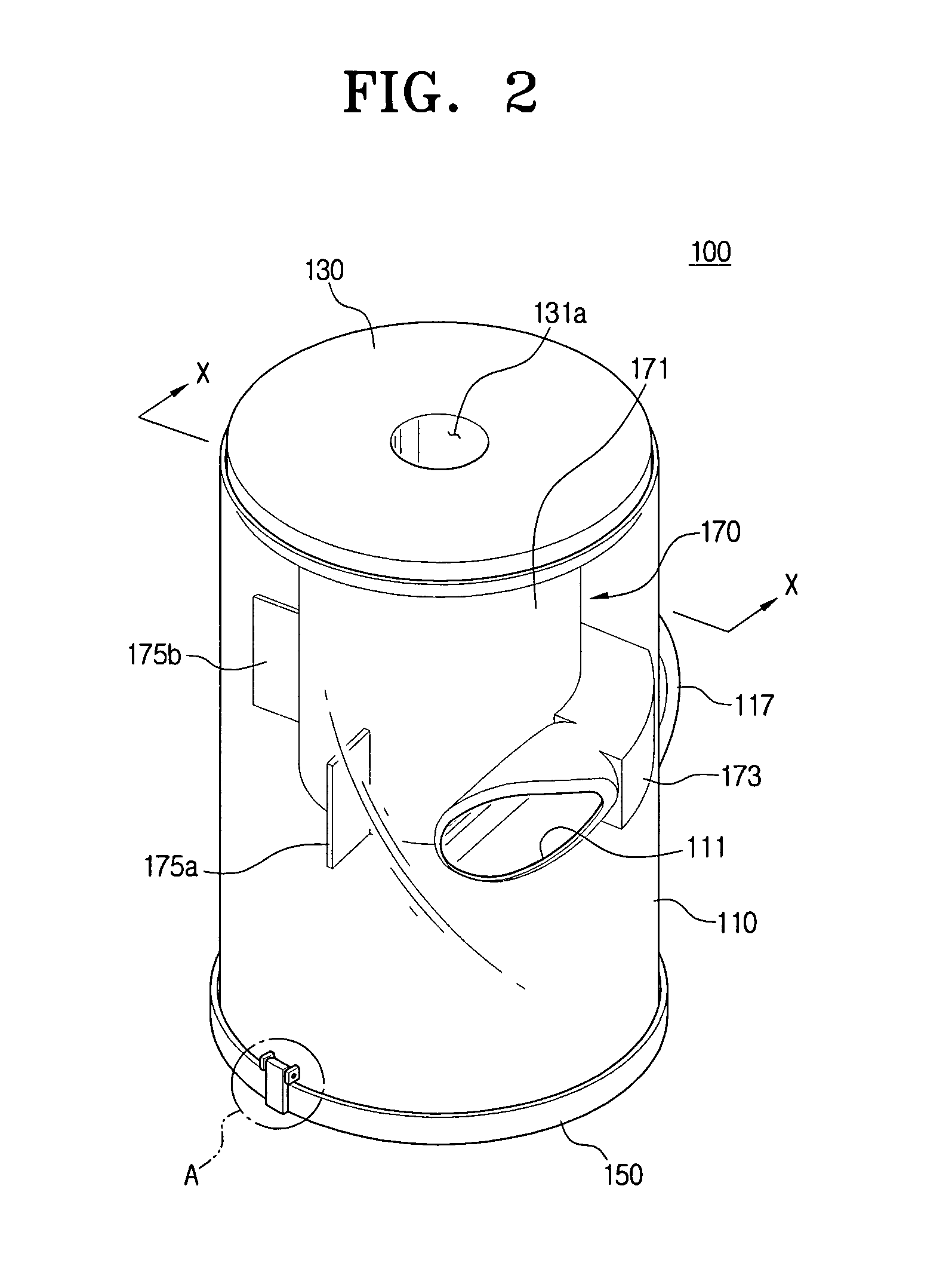 Cyclone unit and contaminants-collecting apparatus having the same