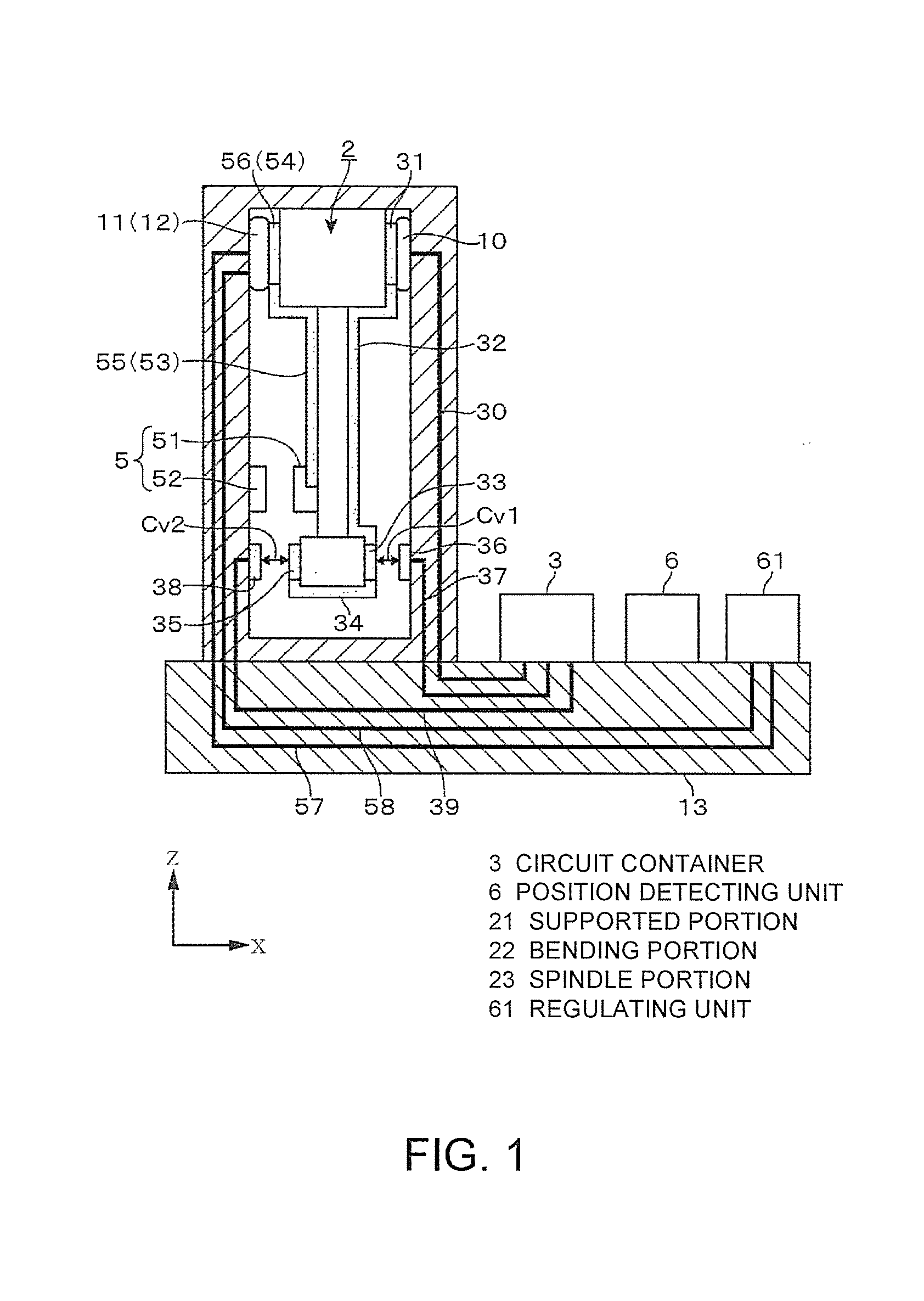 Acceleration measuring apparatus