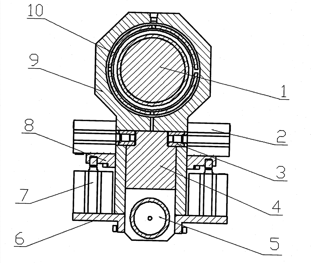 Automatic switching dual-path transmission mechanism of punch press