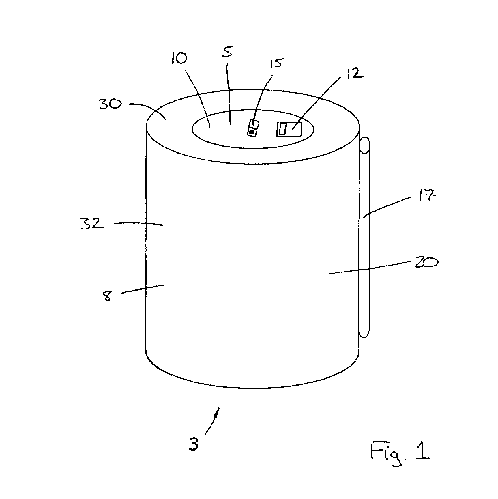 Self-contained temperature-change container assemblies