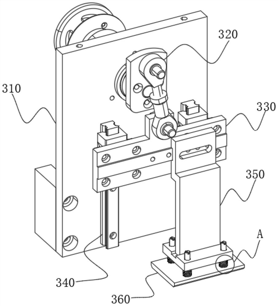 Distance-adjustable paper box conveying equipment