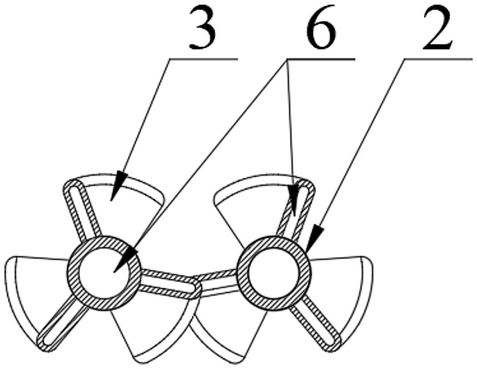 High-efficiency and low-noise refrigeration compressor rotor