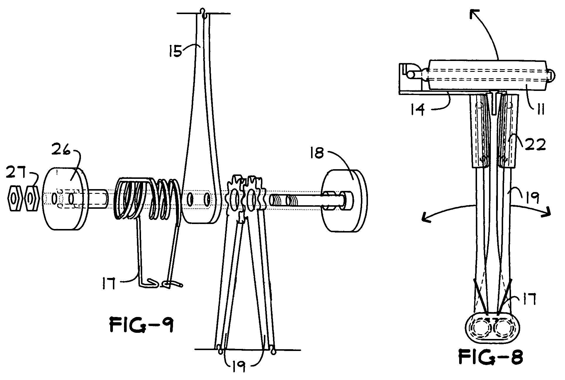 Rotatable container interior cleaning mechanism