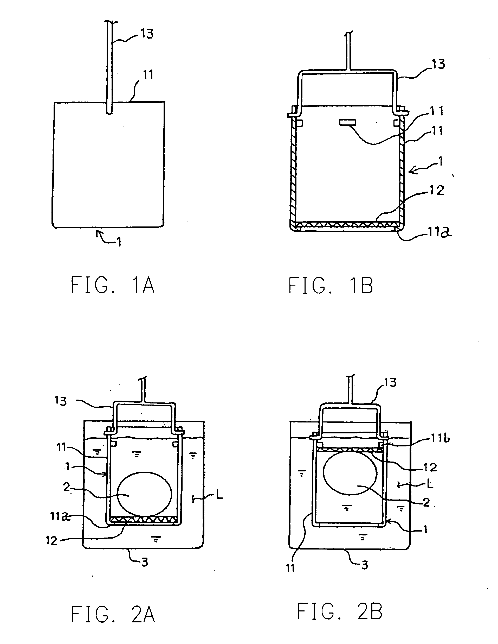 Underwater weighing container and apparatus for measuring specific gravity