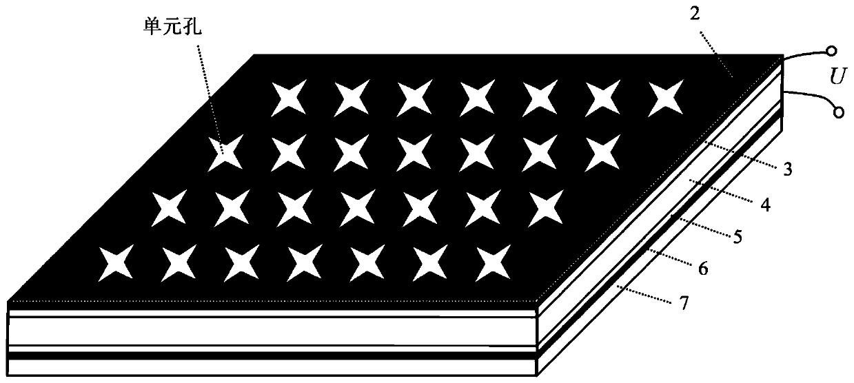 A liquid crystal-based electromagnetic protective film capable of electronic control and reconfiguration and its preparation method