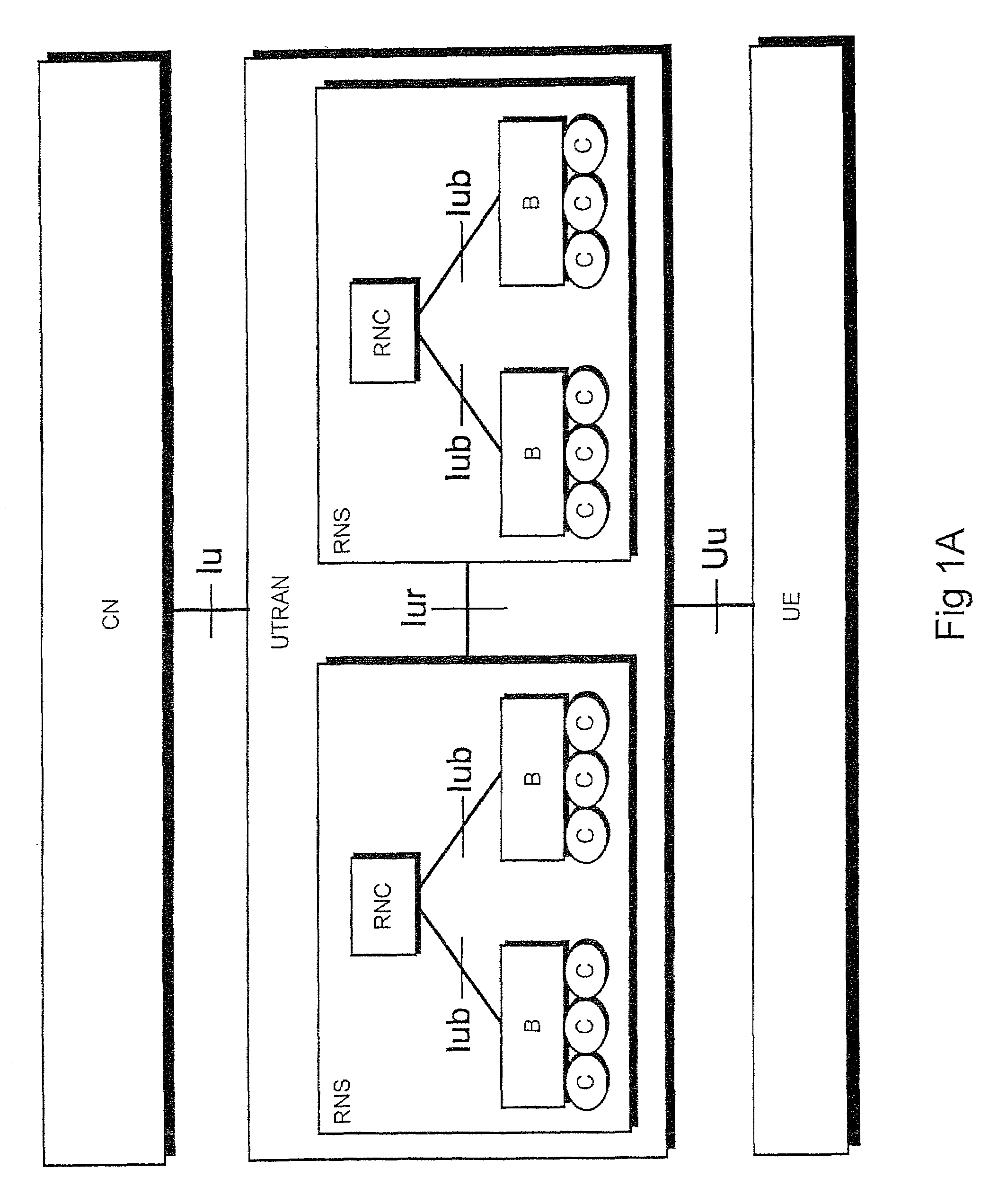 Power control of network part transmitter in radio system