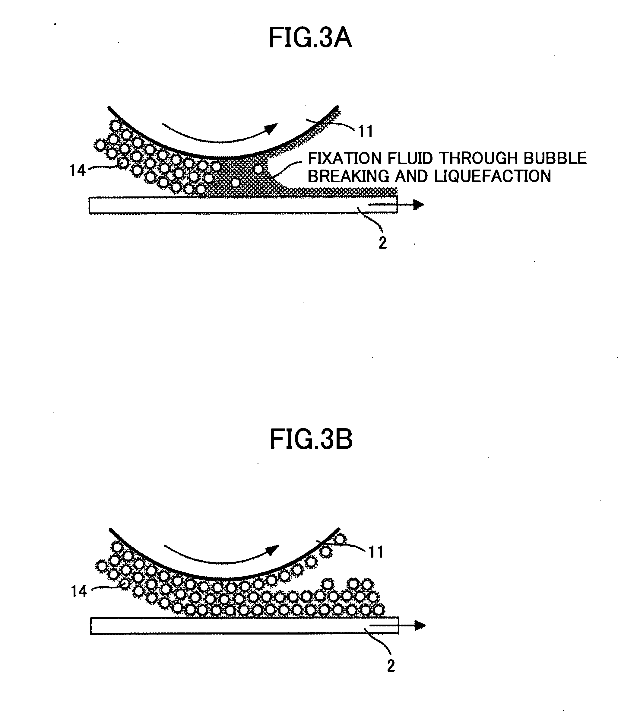 Fixation device, fixation method, image forming apparatus, image forming method and fixation fluid